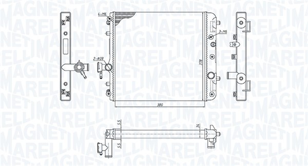 Magneti Marelli Radiateur 350213186100