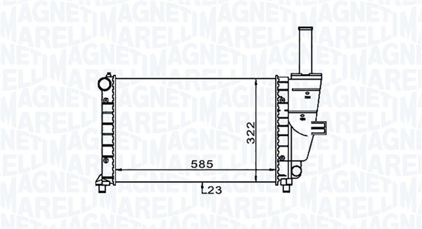 Magneti Marelli Radiateur 350213187100