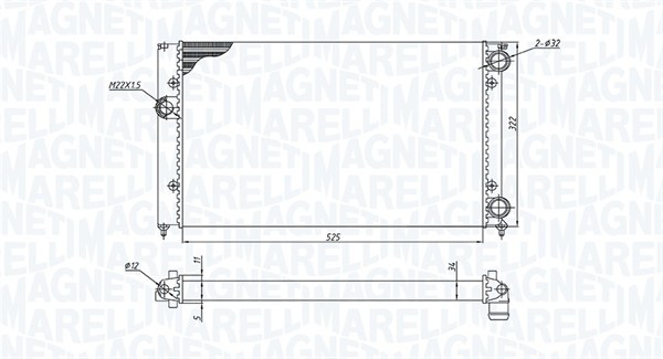 Magneti Marelli Radiateur 350213187600