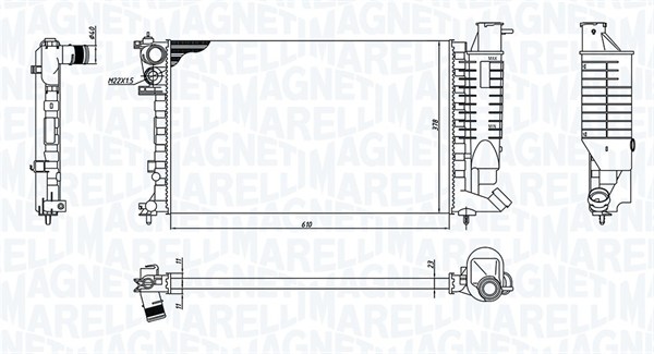 Magneti Marelli Radiateur 350213188400