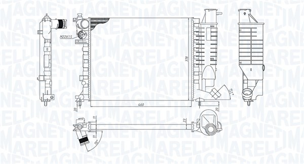 Magneti Marelli Radiateur 350213188500