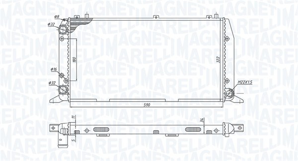 Magneti Marelli Radiateur 350213188700