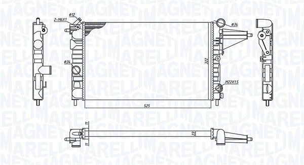 Magneti Marelli Radiateur 350213189100