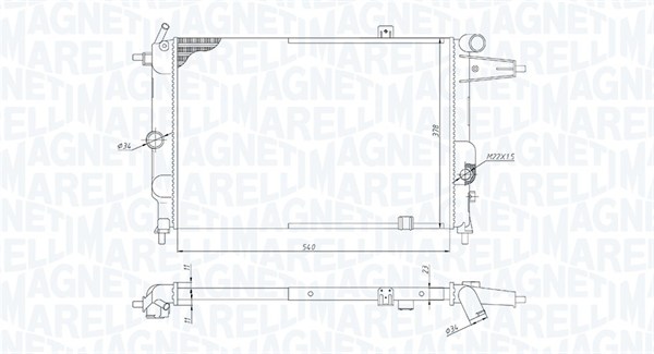 Magneti Marelli Radiateur 350213189800