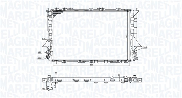 Magneti Marelli Radiateur 350213189900