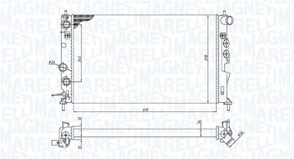 Magneti Marelli Radiateur 350213190300