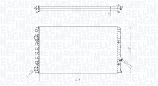 Magneti Marelli Radiateur 350213190700