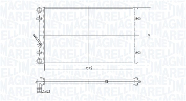 Magneti Marelli Radiateur 350213190800