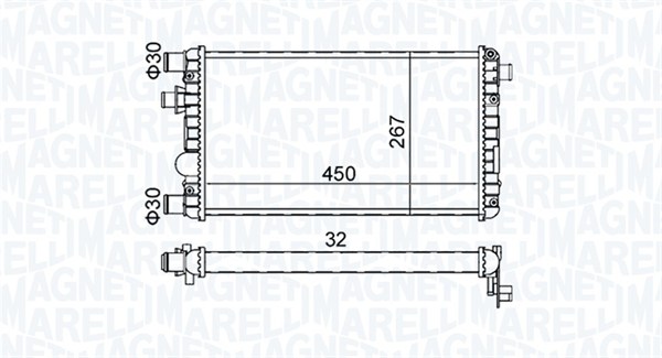 Magneti Marelli Radiateur 350213191300