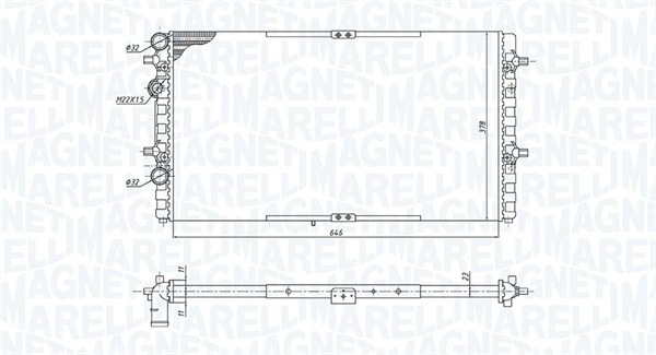 Magneti Marelli Radiateur 350213191400