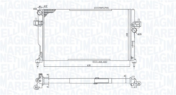 Magneti Marelli Radiateur 350213191500