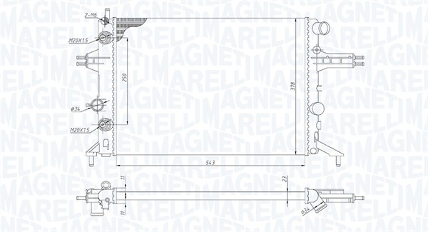 Magneti Marelli Radiateur 350213192800