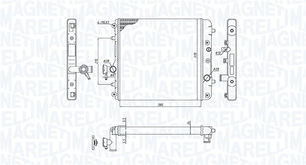 Magneti Marelli Radiateur 350213193100