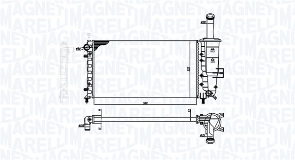 Magneti Marelli Radiateur 350213193900