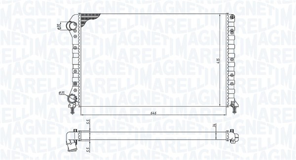 Magneti Marelli Radiateur 350213194400