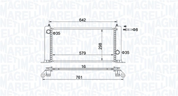 Magneti Marelli Radiateur 350213194500