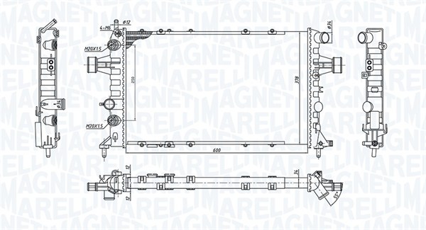 Magneti Marelli Radiateur 350213194600