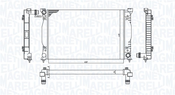 Magneti Marelli Radiateur 350213196700