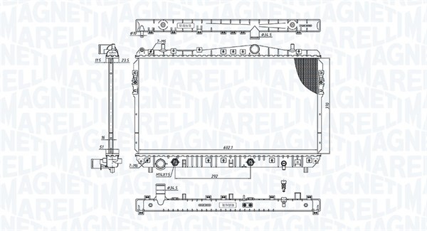 Magneti Marelli Radiateur 350213197500