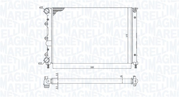 Magneti Marelli Radiateur 350213198400