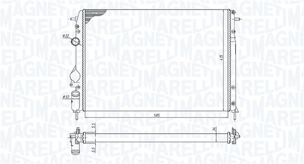 Magneti Marelli Radiateur 350213198500