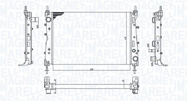 Magneti Marelli Radiateur 350213199100