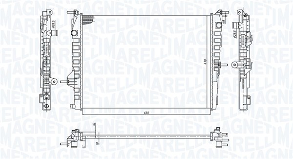 Magneti Marelli Radiateur 350213199300