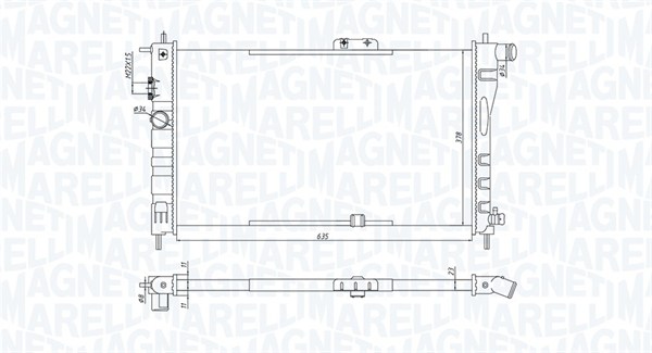 Magneti Marelli Radiateur 350213199800