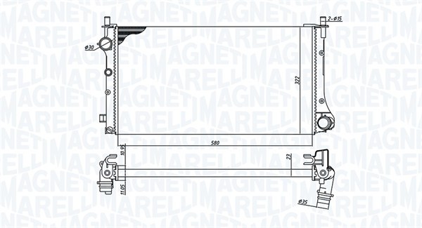 Magneti Marelli Radiateur 350213382000