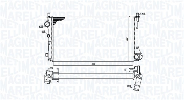 Magneti Marelli Radiateur 350213383000