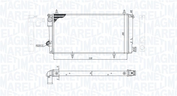 Magneti Marelli Radiateur 350213786000