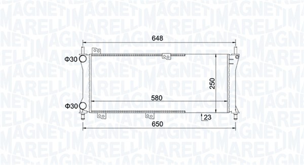 Magneti Marelli Radiateur 350213814000