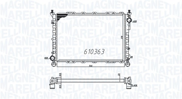 Magneti Marelli Radiateur 350213832000