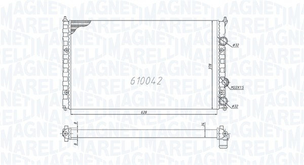 Magneti Marelli Radiateur 350213838000