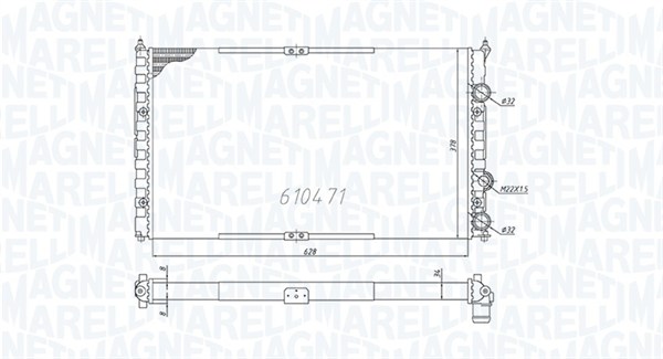 Magneti Marelli Radiateur 350213842000