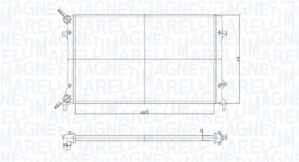 Magneti Marelli Radiateur 350213853000