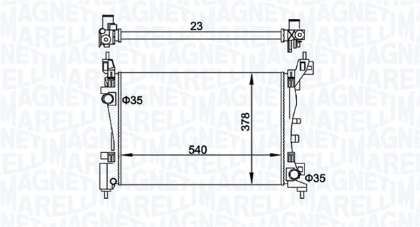 Magneti Marelli Radiateur 350213899000