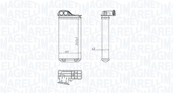 Magneti Marelli Kachelradiateur 350218411000