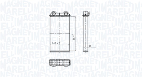 Magneti Marelli Kachelradiateur 350218439000