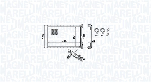 Magneti Marelli Kachelradiateur 350218455000