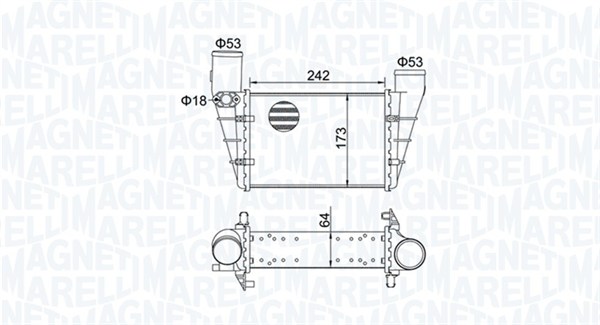 Magneti Marelli Interkoeler 351319204070