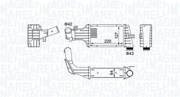 Magneti Marelli Interkoeler 351319204190