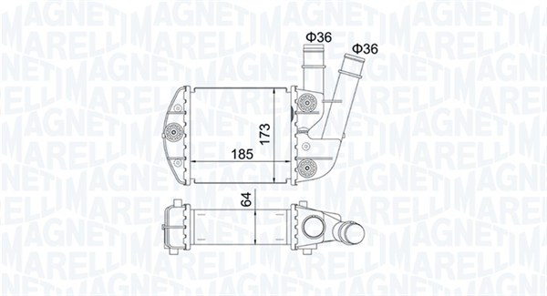 Magneti Marelli Interkoeler 351319204620