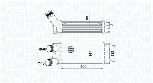 Magneti Marelli Interkoeler 351319204700