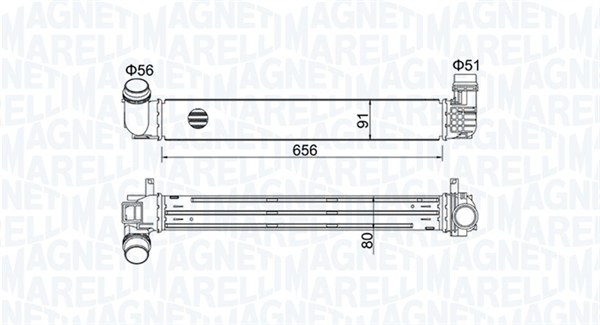 Magneti Marelli Interkoeler 351319204730