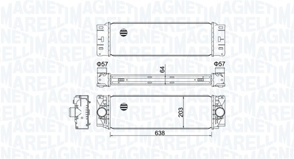 Magneti Marelli Interkoeler 351319204760