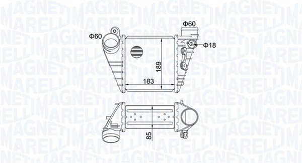 Magneti Marelli Interkoeler 351319204830