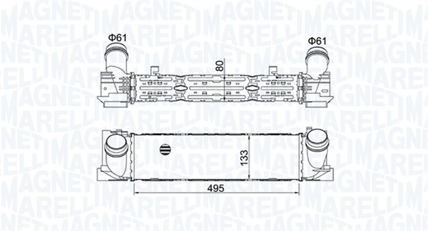 Magneti Marelli Interkoeler 351319204900