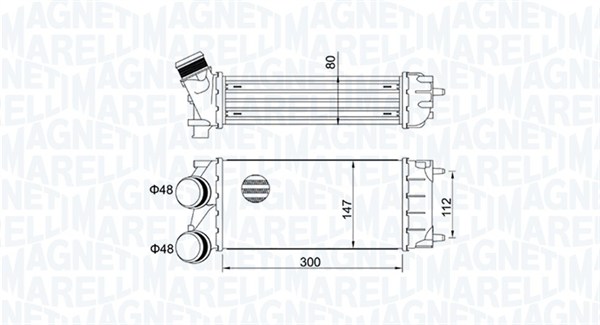 Magneti Marelli Interkoeler 351319204920