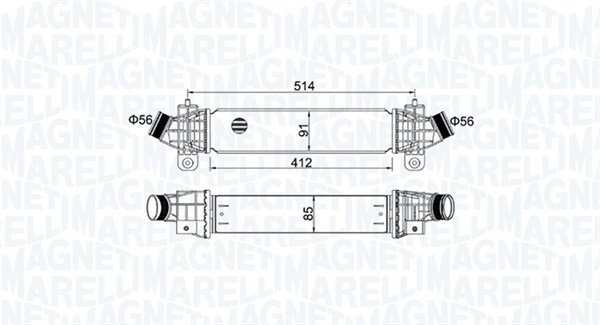 Magneti Marelli Interkoeler 351319204970